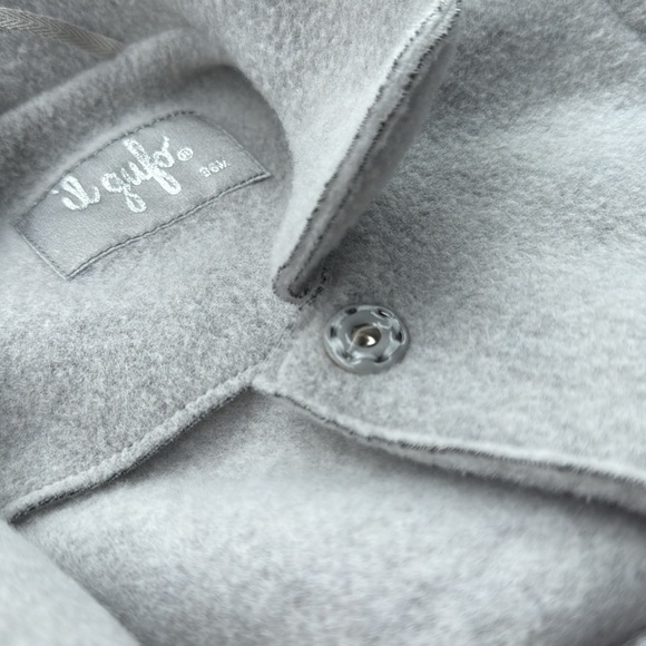 Il Gufo Gray Kids Pea Coat - Picture 4 of 8